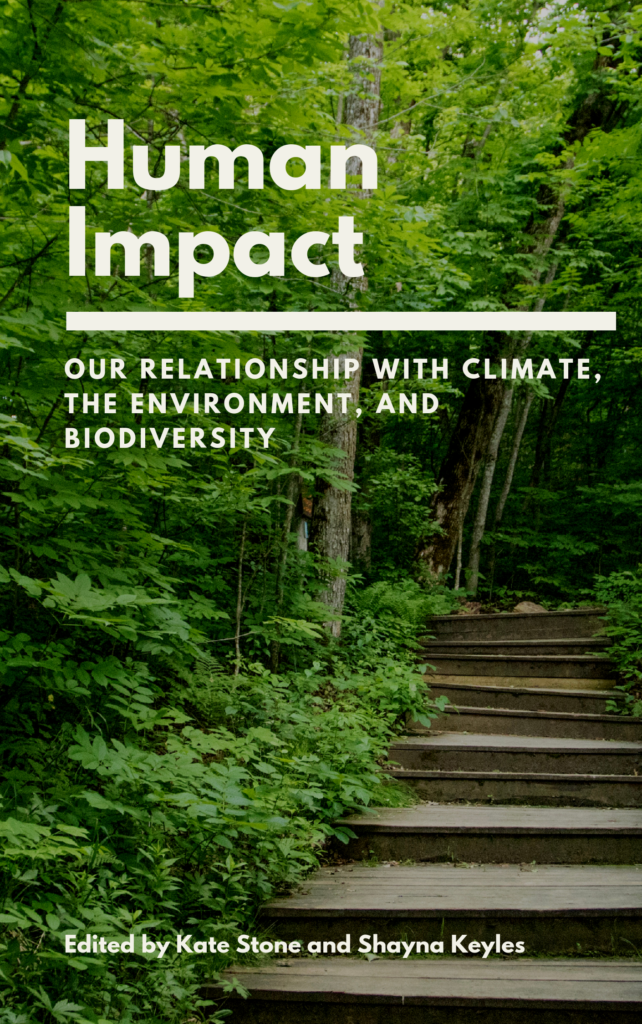 Human Impact: Our Relationship with Climate, the Environment, and Biodiversity (book cover)